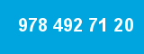 978 492 71 20 978 492 71 20